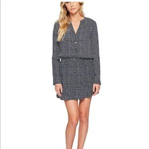 Joie Acey dark blue mini dress with long sleeves, size XS